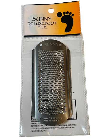Sunny DeluxeFoot File ® Replacement Blades | 4 Ways | Coarse | Medium Sharper| Stainless Steel).