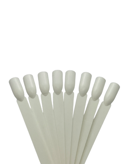 Nail Display Stick / Colour Chart / Natural | White | Clear |Stiletto | Oval | Bag of 60 pcs - CM Nails & Beauty Supply