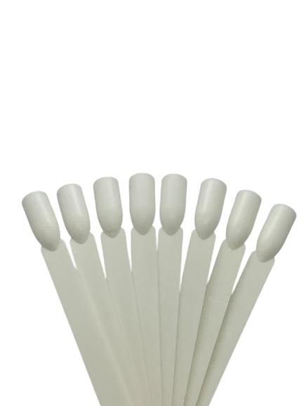 Nail Display Stick / Colour Chart / Natural | White | Clear |Stiletto | Oval | Bag of 60 pcs