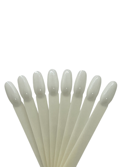 Nail Display Stick / Colour Chart / Natural | White | Clear |Stiletto | Oval | Bag of 60 pcs - CM Nails & Beauty Supply