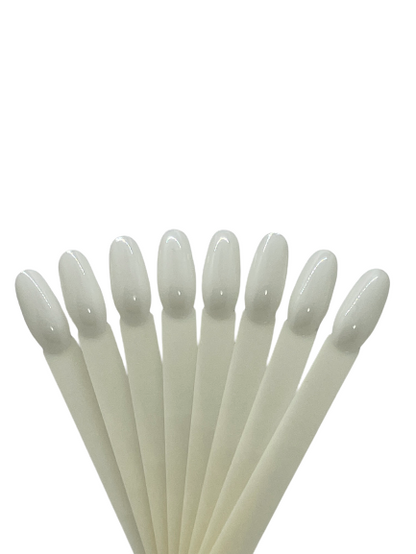 Nail Display Stick / Colour Chart / Natural | White | Clear |Stiletto | Oval | Bag of 60 pcs - CM Nails & Beauty Supply