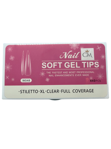 Soft Gel Tips | Stiletto | Coffin | Almond | Square | Eagle | Bamboo.