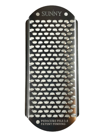 Sunny DeluxeFoot File Replacement Blades 4 Ways Coarse Medium Sharper Stainless Steel - CM Nails & Beauty Supply