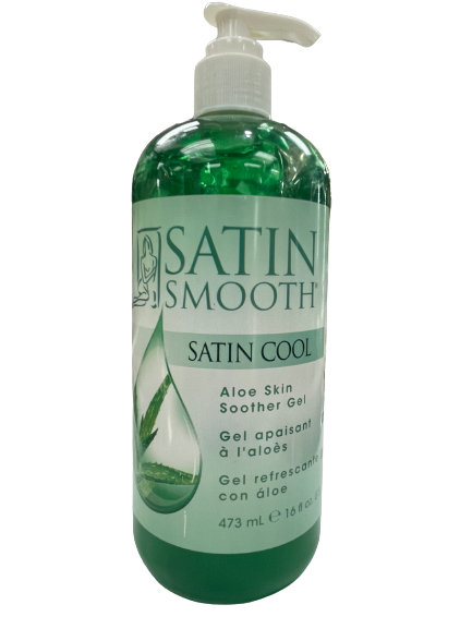 Satin Smooth | Satin Cool | Aloe Skin Soother Gel | 16 fl Oz. - CM Nails & Beauty Supply