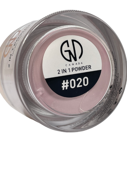 Acrylic & Dip Powder 2-in-1 GND Canada® #020 | 2 Oz - CM Nails & Beauty Supply