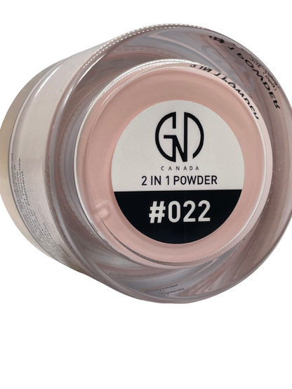 Acrylic & Dip Powder 2-in-1 GND Canada® #022 | 2 Oz - CM Nails & Beauty Supply