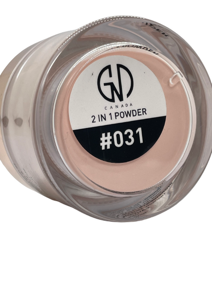 Acrylic & Dip Powder 2-in-1 GND Canada® #031 | 2 Oz - CM Nails & Beauty Supply