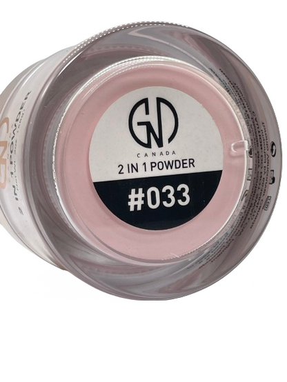 Acrylic & Dip Powder 2-in-1 GND Canada® #033 | 2 Oz - CM Nails & Beauty Supply