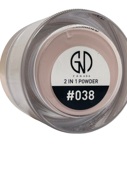 Acrylic & Dip Powder 2-in-1 GND Canada® #038 | 2 Oz - CM Nails & Beauty Supply