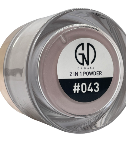 Acrylic & Dip Powder 2-in-1 GND Canada® #043 | 2 Oz - CM Nails & Beauty Supply