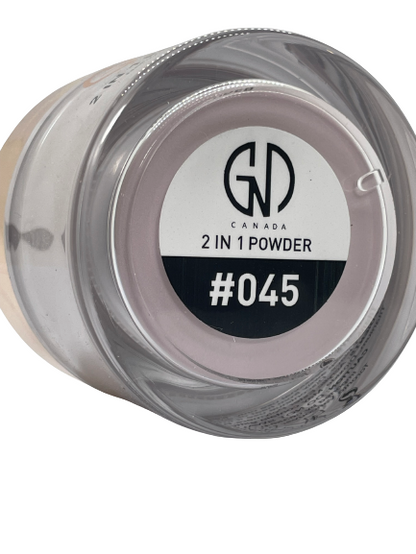Acrylic Powder 2-in-1 GND Canada® #045 | 2 Oz - CM Nails & Beauty Supply