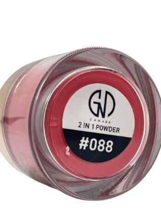 GND Canada 2-in-1 Acrylic & Dip Powder #088 – Dual-Use Nail Powder 2 oz - CM Nails & Beauty Supply