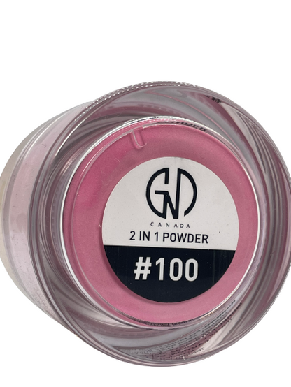 Acrylic & Dip Powder 2-in-1 GND Canada® #100 | 2 Oz - CM Nails & Beauty Supply