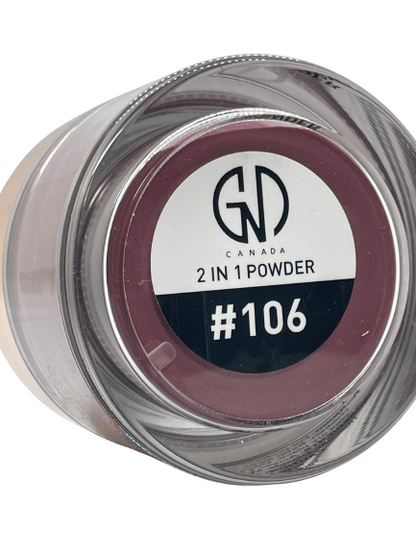 Acrylic & Dip Powder 2-in-1 GND Canada® #106 | 2 Oz - CM Nails & Beauty Supply