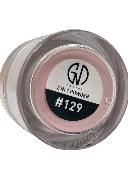 Acrylic & Dip Powder 2-in-1 GND Canada® #129 | 2 Oz - CM Nails & Beauty Supply
