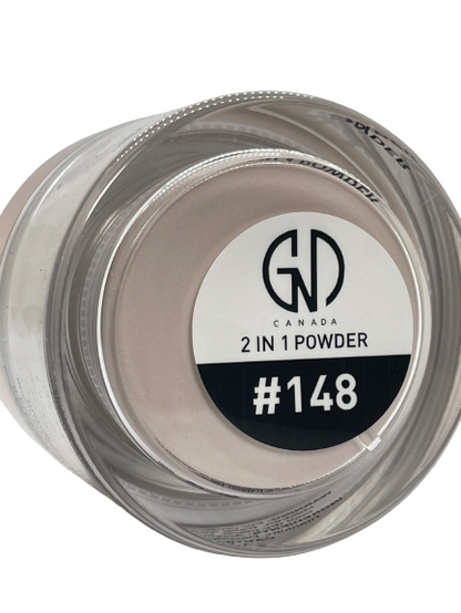 GND Canada 2-in-1 Acrylic & Dip Powder #148 – Dual-Use Nail Powder 2 oz - CM Nails & Beauty Supply