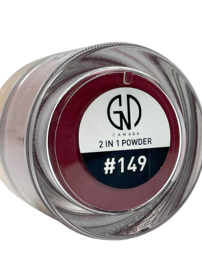 GND Canada 2-in-1 Acrylic & Dip Powder #149 – Dual-Use Nail Powder 2 oz - CM Nails & Beauty Supply