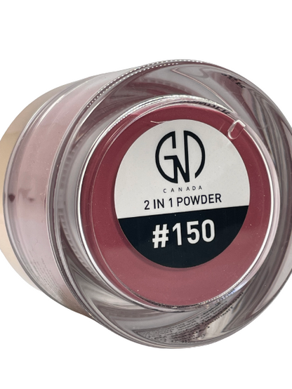 GND Canada 2-in-1 Acrylic & Dip Powder #150 – Dual-Use Nail Powder 2 oz - CM Nails & Beauty Supply