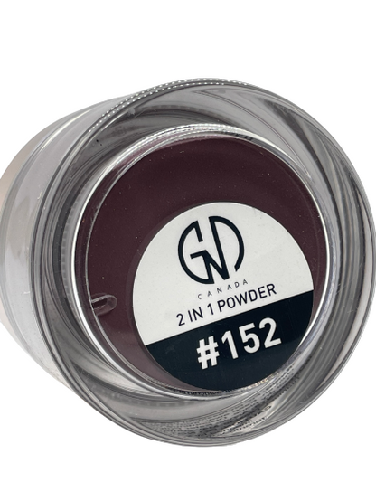 GND Canada 2-in-1 Acrylic & Dip Powder #152 – Dual-Use Nail Powder 2 oz - CM Nails & Beauty Supply