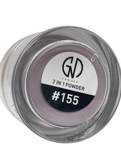 GND Canada 2-in-1 Acrylic & Dip Powder #155 – Dual-Use Nail Powder 2 oz - CM Nails & Beauty Supply