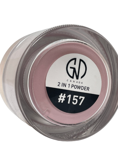 GND Canada 2-in-1 Acrylic & Dip Powder #157 – Dual-Use Nail Powder 2 oz - CM Nails & Beauty Supply