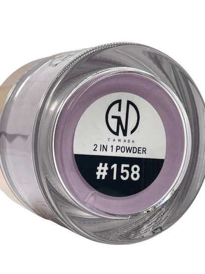GND Canada 2-in-1 Acrylic & Dip Powder #158 – Dual-Use Nail Powder 2 oz - CM Nails & Beauty Supply