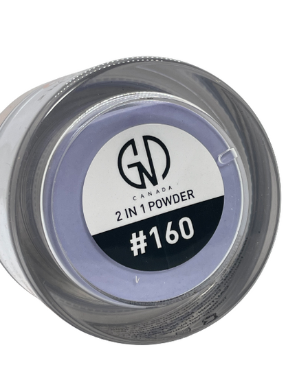 GND Canada 2-in-1 Acrylic & Dip Powder #160 – Dual-Use Nail Powder 2 oz - CM Nails & Beauty Supply
