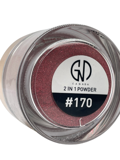 GND Canada 2-in-1 Acrylic & Dip Powder #170 – Dual-Use Nail Powder 2 oz - CM Nails & Beauty Supply