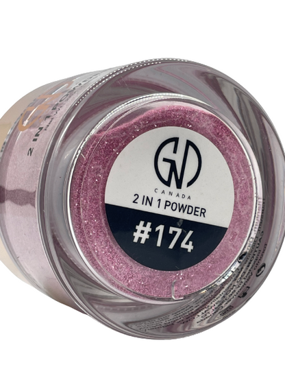 GND Canada 2-in-1 Acrylic & Dip Powder #174 – Dual-Use Nail Powder 2 oz - CM Nails & Beauty Supply