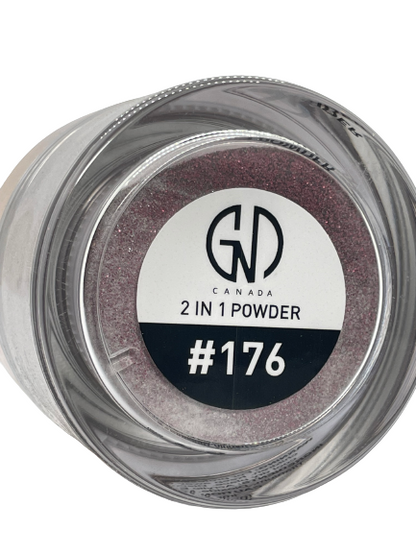 GND Canada 2-in-1 Acrylic & Dip Powder #176 – Dual-Use Nail Powder 2 oz - CM Nails & Beauty Supply