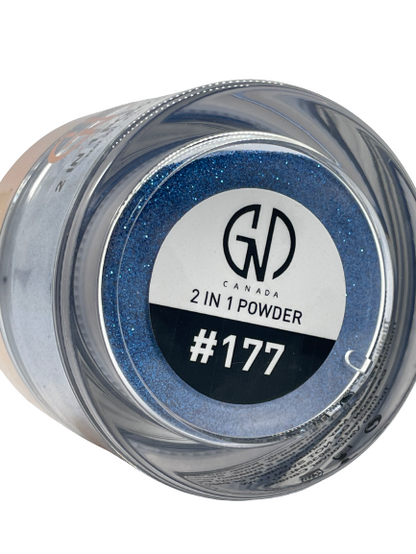 GND Canada 2-in-1 Acrylic & Dip Powder #177 – Dual-Use Nail Powder 2 oz - CM Nails & Beauty Supply