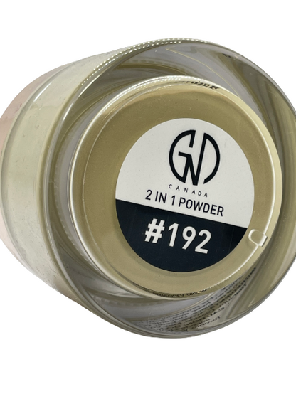 GND Canada® 2-in-1 Acrylic & Dip Powder #192 – 2 oz | Dual-Use Nail Art Formula - CM Nails & Beauty Supply