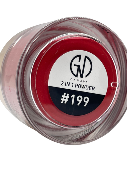 GND Canada® 2-in-1 Acrylic & Dip Powder #199 – 2 oz | Dual-Use Nail Art Formula - CM Nails & Beauty Supply