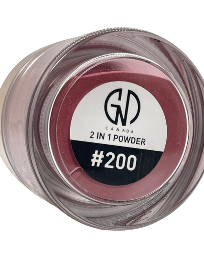 GND Canada® 2-in-1 Acrylic & Dip Powder #200 – 2 oz | Dual-Use Nail Art Formula - CM Nails & Beauty Supply