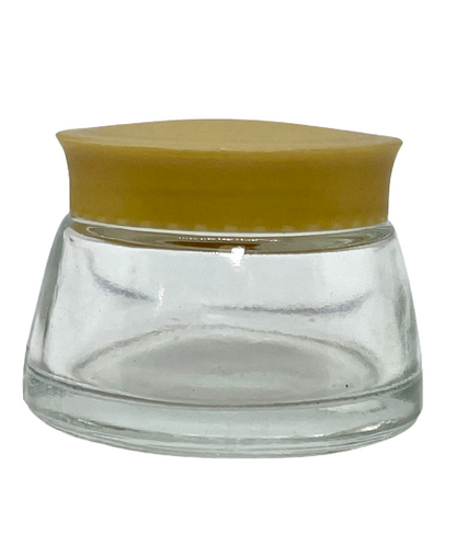 Cup Crystal Powder | Apple Shape | Heart Shape | Frosty Shape | Amber | Clear Small | Clear Medium | Mini Glass Cup | - CM Nails & Beauty Supply