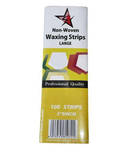 Pre-Cut Waxing Strips – 100 Pcs, 3" x 9" - CM Nails & Beauty Supply