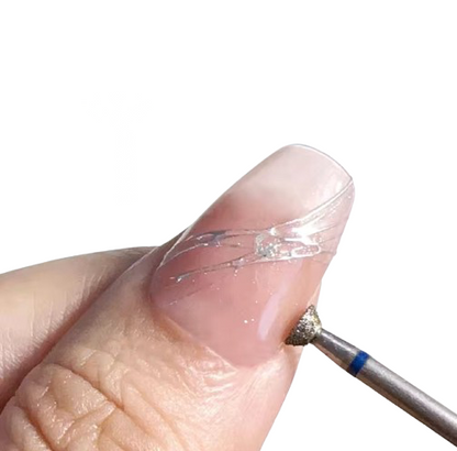 Cuticle Cleaner | Diamond Metal | Stone | for Natural Nail | Ball | Cylinder | Round . - CM Nails & Beauty Supply