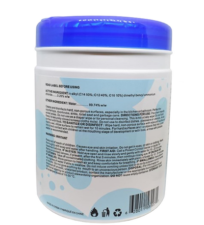 Allora Disinfecting 150 Wipes | Kills 99.99 % Viruses & Bacteria - CM Nails & Beauty Supply