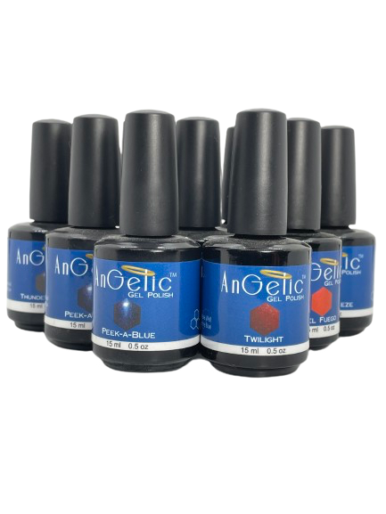 AnGelic Gel Polish | 161 Tuxedo Black  | 0.5 Oz.