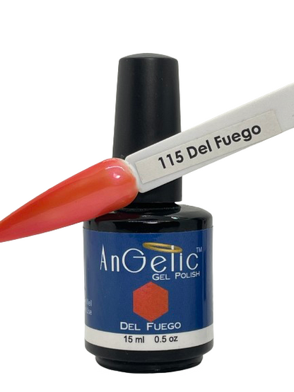 AnGelic Gel Polish 0.5 oz - 115 Del Fuego - CM Nails & Beauty Supply