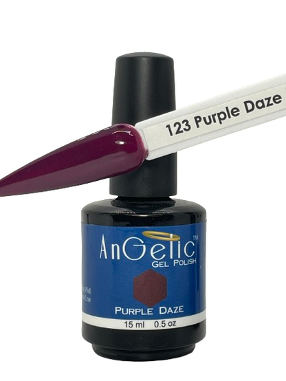 AnGelic Gel Polish 0.5 oz - 123 Purple Daze - CM Nails & Beauty Supply