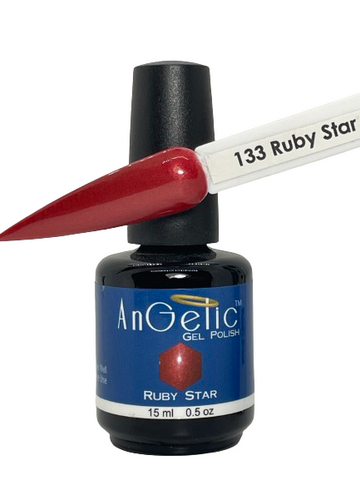 AnGelic Gel Polish | 133 Ruby Star | 0.5 Oz.