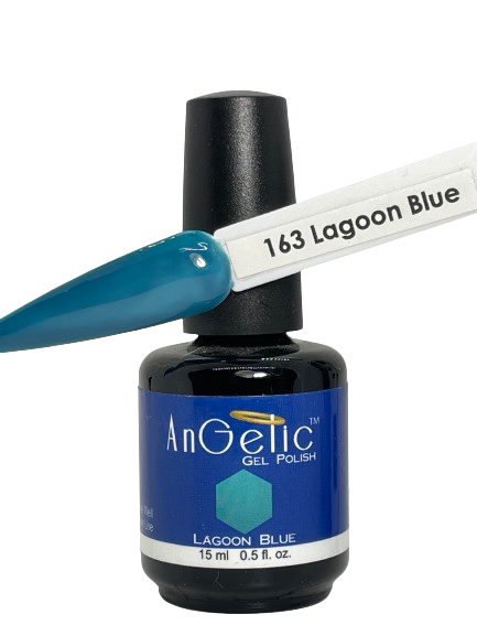 AnGelic Gel Polish | 163 Logoon Blue | 0.5 Oz.