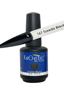 AnGelic Gel Polish | 161 Tuxedo Black  | 0.5 Oz.