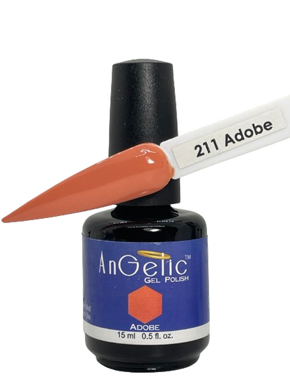 AnGelic Gel Polish 0.5 oz - 211 Adobe - CM Nails & Beauty Supply