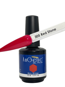 AnGelic Gel Polish | 305 Red Stone | 0.5 Oz.