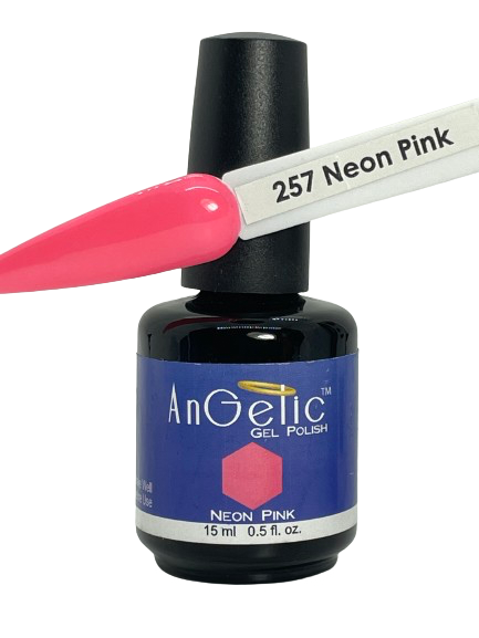 AnGelic Gel Polish | 257 Neon Pink | 0.5 Oz.