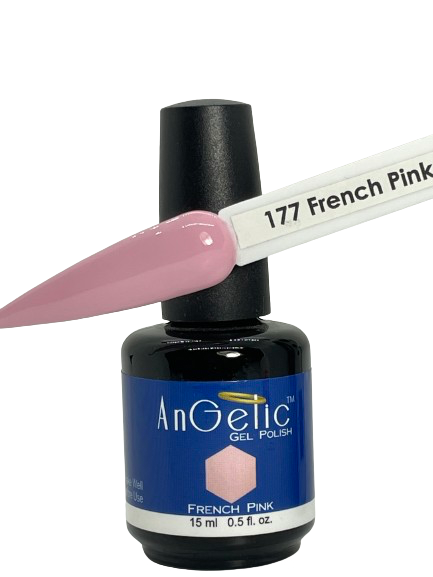 AnGelic Gel Polish 0.5 oz - 177 French Pink - CM Nails & Beauty Supply