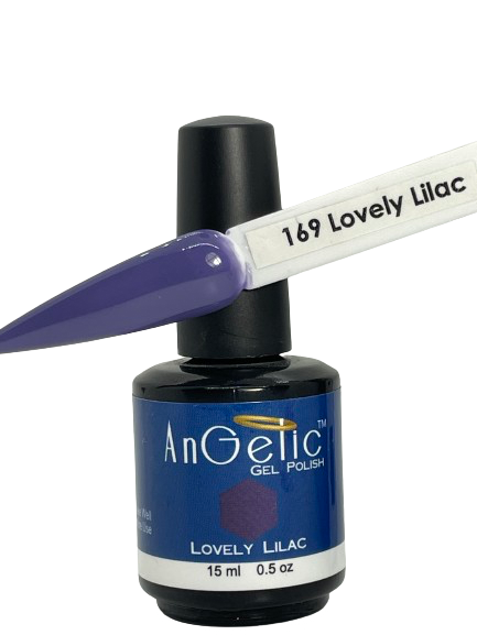 AnGelic Gel Polish 0.5 oz - 169 Lovely Lilac - CM Nails & Beauty Supply