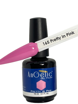 AnGelic Gel Polish 0.5 oz - 165 Pretty In Pink - CM Nails & Beauty Supply